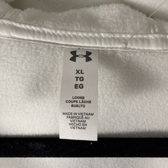 Under Armour X Storm Women’s XL Jacket Hooded White Water Resistant‎ - Picture 5 of 7